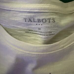 Talbots white Graphic Tee with Print